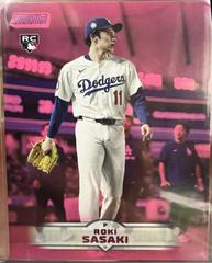 Roki Sasaki [Pink] #187 Prices [Rookie] | 2025 Topps Stadium Club