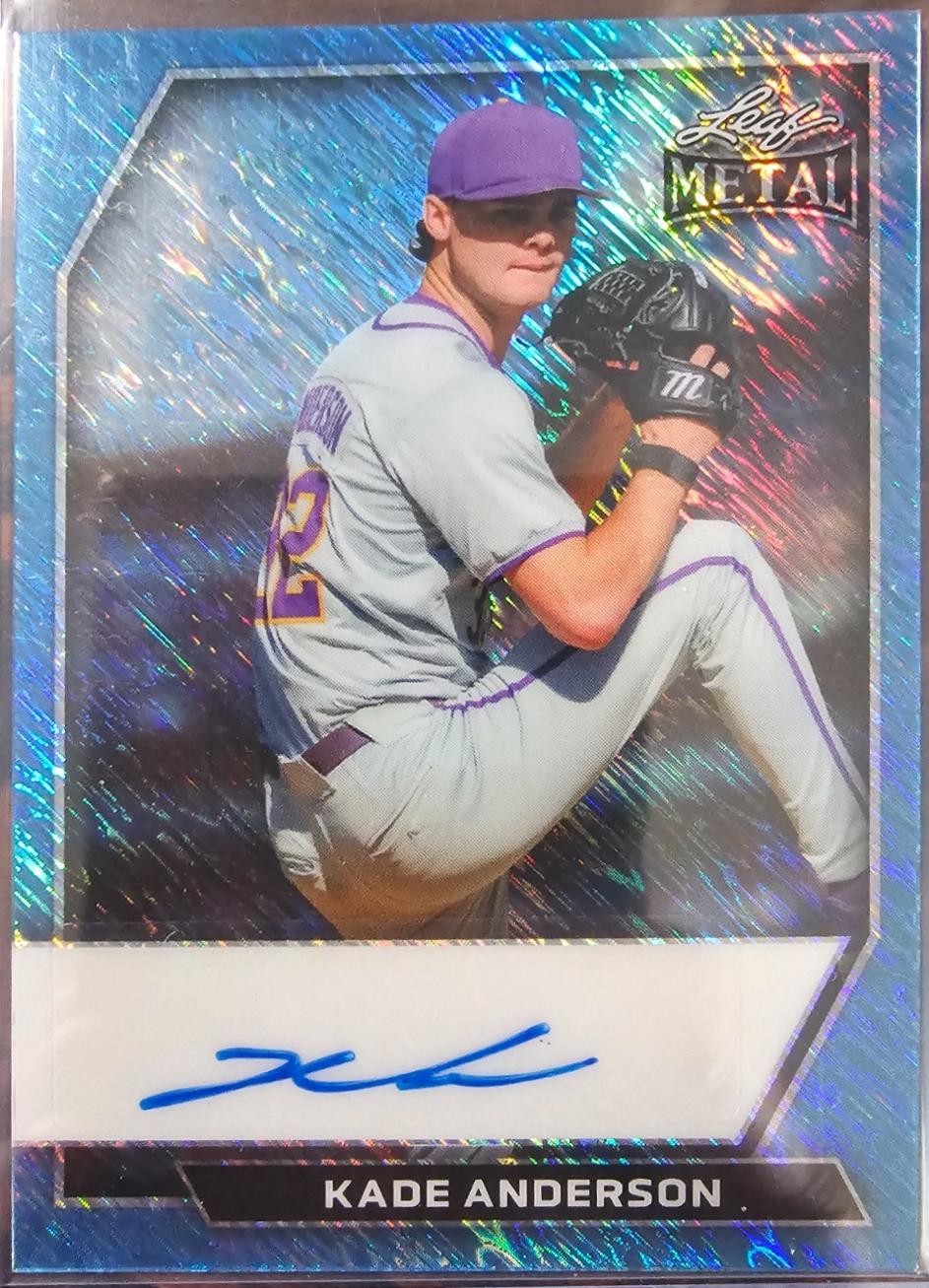 Kade Anderson #BA-KA1 2026 Leaf Metal Autograph Baseball