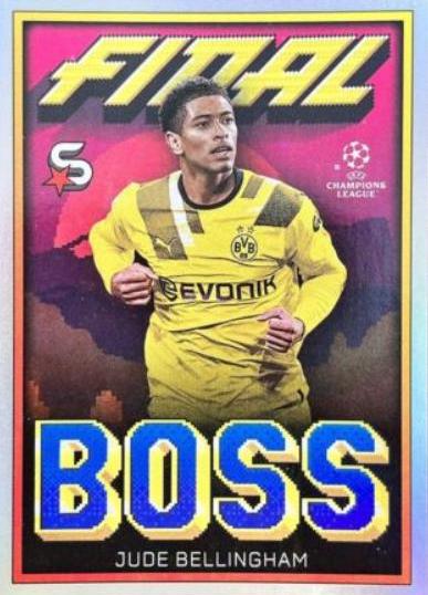 Jude Bellingham #FB-JB Soccer Cards 2022 Topps UEFA Superstars Final Boss