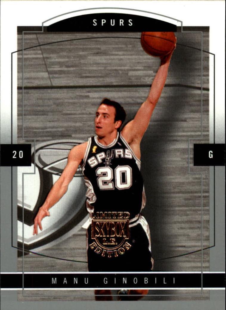 Manu Ginobili #62 2003-04 SkyBox LE Basketball