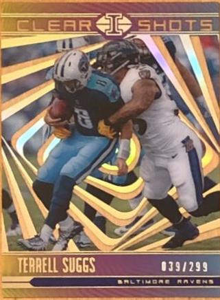 Terrell Suggs #CS-TS Football Cards 2018 Panini Illusions Clear Shots
