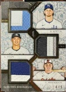 Bobby Witt Jr. / Anthony Volpe / Gunnar Henderson