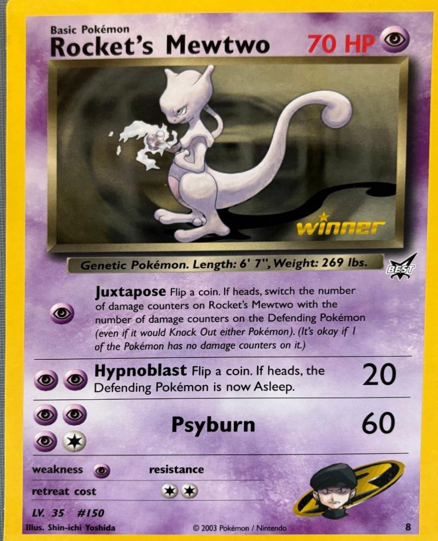 Rocket's Mewtwo [Jumbo] #8