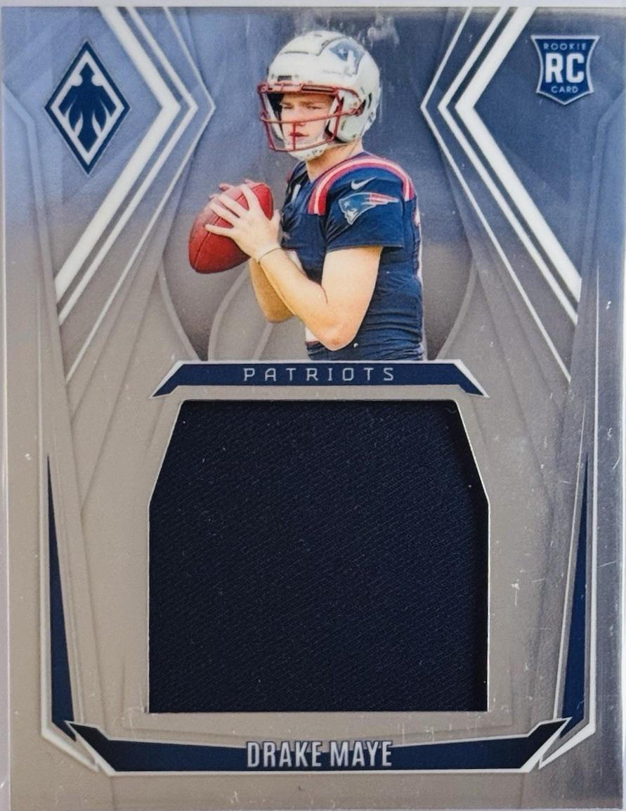 Drake Maye #7 Football Cards 2024 Panini Phoenix Pandora Patch