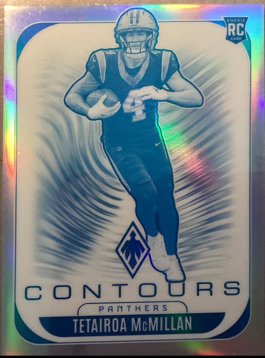 2025 Panini Phoenix Contours Tetairoa McMillan #5 card
