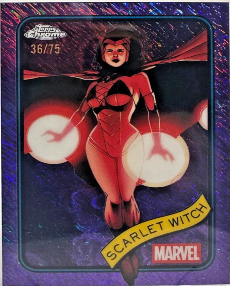 Scarlet Witch Purple Shimmer Refractor