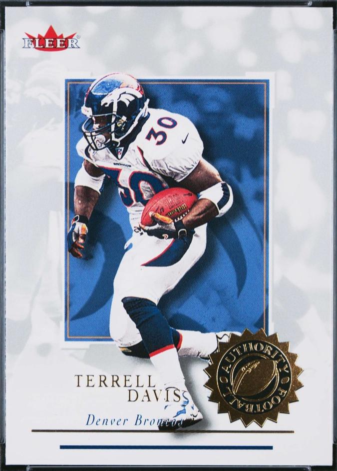 Terrell Davis #60 2001 Fleer Authority Football