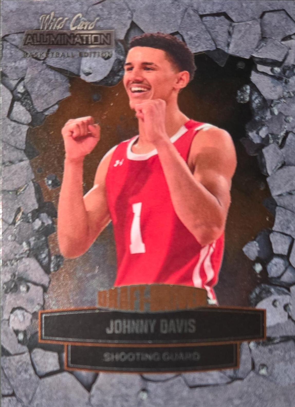 Johnny Davis #DD-25 2022 Wild Card Alumination Basketball