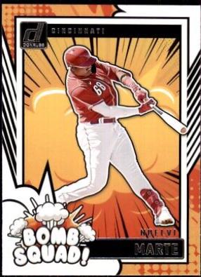 Noelvi Marte #3 Baseball Cards 2024 Donruss Bomb Squad