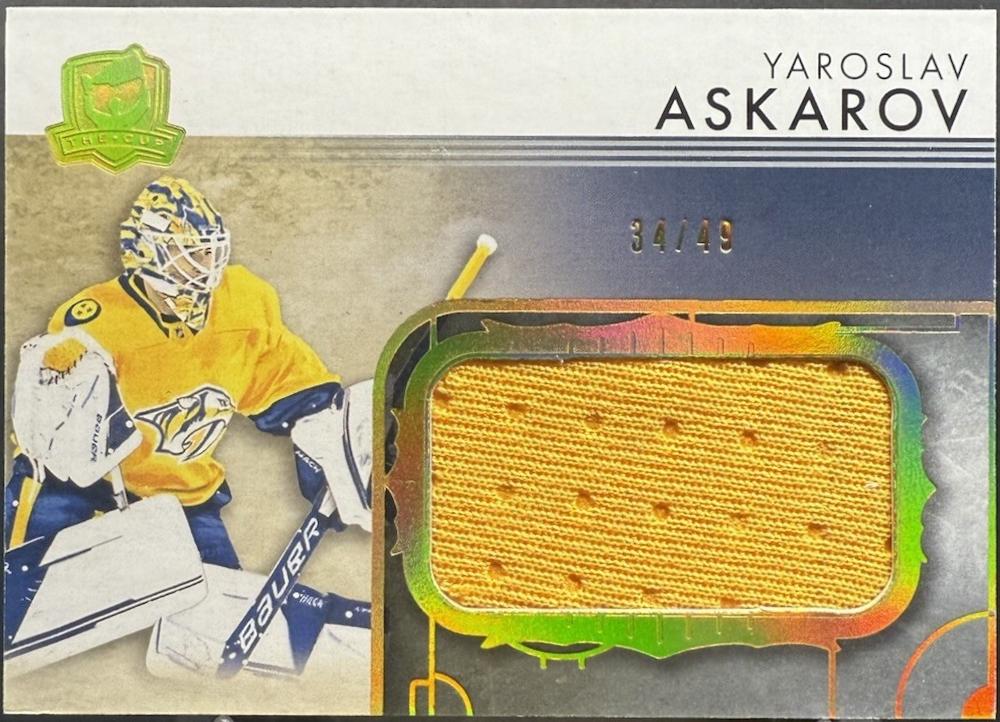 Yaroslav Askarov #RGYA-V1 2023-24 Upper Deck The Cup Hockey Rookie Rink Gallery