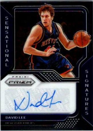 David Lee Basketball Cards 2020 Panini Prizm Sensational Signatures