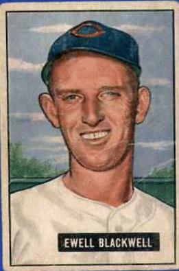 Ewell Blackwell #24 Baseball Cards 1951 Bowman