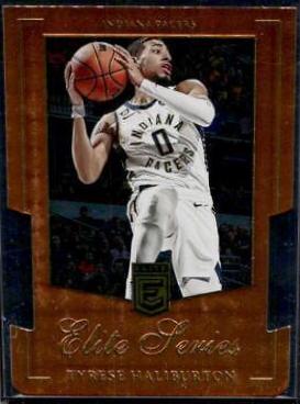 Tyrese Haliburton #12 Basketball Cards 2023 Donruss Elite Series