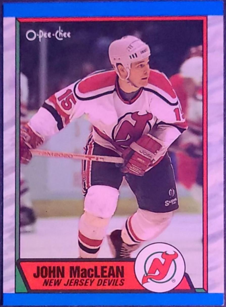 John MacLean #102 Hockey Cards 1989 O-Pee-Chee