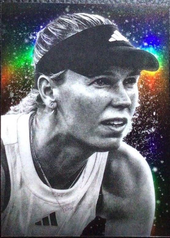 Caroline Wozniacki #II-CW Tennis Cards 2024 Topps Graphite Intricate Images