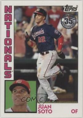 Juan Soto #T84-2 Baseball Cards 2019 Topps 1984 Baseball