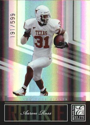 Aaron Ross #102 Football Cards 2007 Panini Donruss Elite