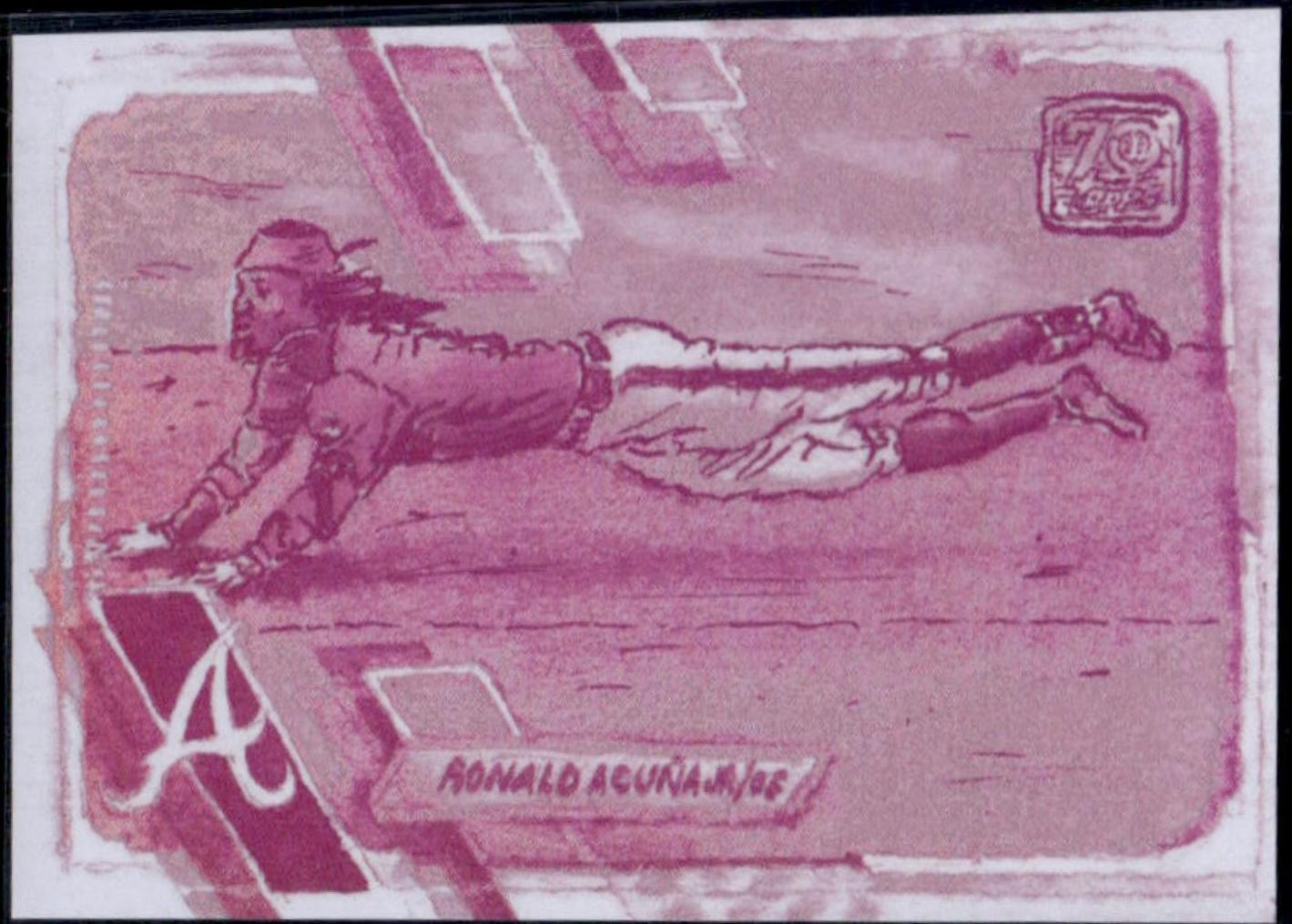 Ronald Acuna Jr. [Bubblegum Foil] #25