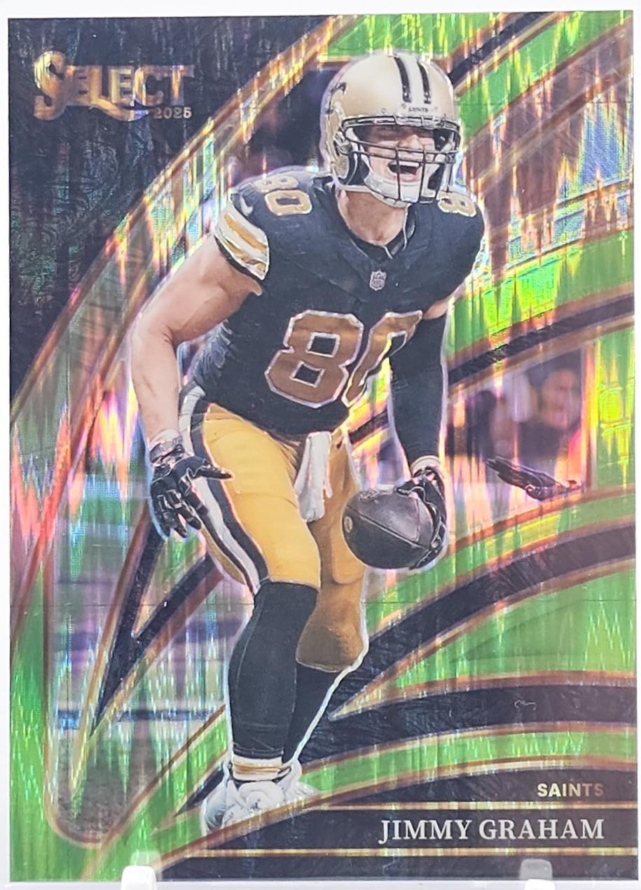 Jimmy Graham [Neon Green Prizm Shock] #249 Prices | 2025 Panini Select ...