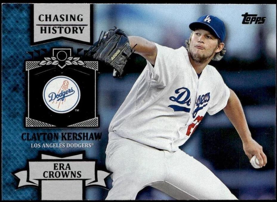 Clayton Kershaw #CH-129 Baseball Cards 2013 Topps Chasing History