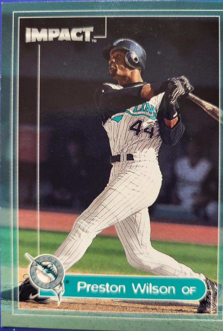 Preston Wilson #12 Baseball Cards 2000 Fleer Impact