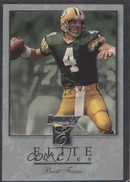 Brett Favre #9 Football Cards 1996 Panini Donruss Elite