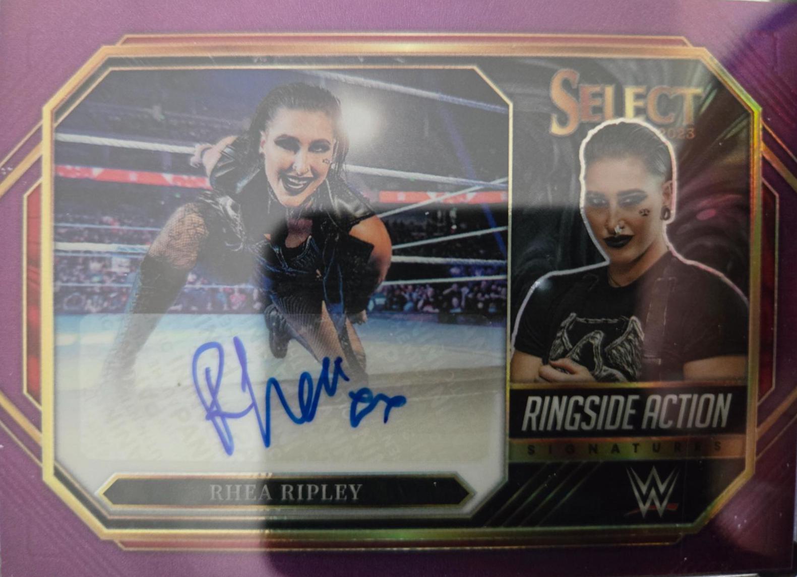 Rhea Ripley [Purple Prizm] #RA-RRP Prices | 2023 Panini Select WWE ...