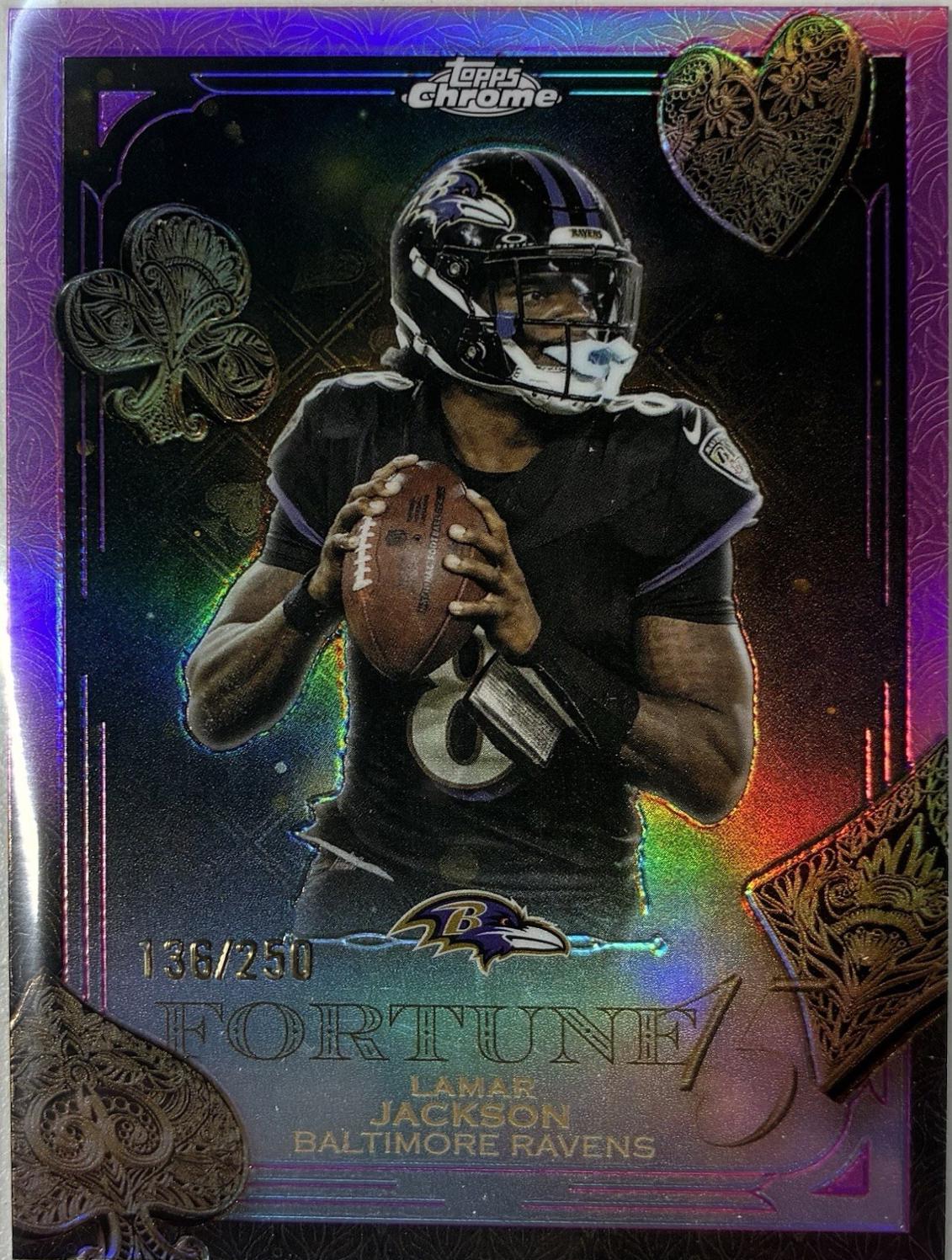 Lamar Jackson [Pink Refractor] #F15-1