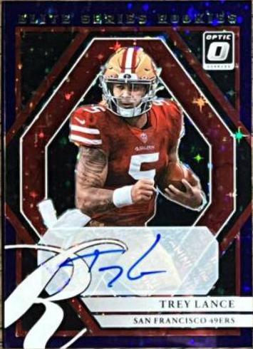 Trey Lance [Autograph Purple Stars] #ESR-3