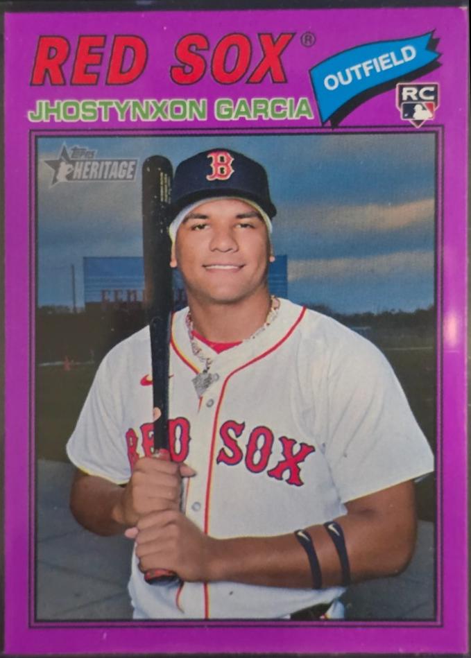 Jhostynxon Garcia #112 2026 Topps Heritage Baseball