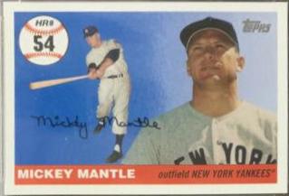 Mickey Mantle #54 Baseball Cards 2006 Topps Mantle Home Run History