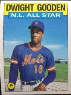 Dwight Gooden #709 Baseball Cards 1986 Topps