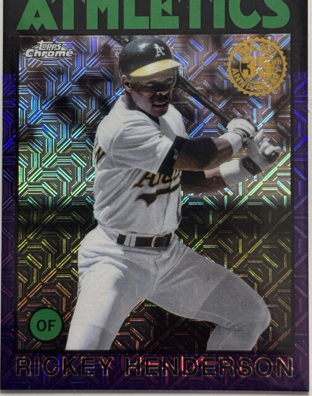 Rickey Henderson [Purple] #86TC-23