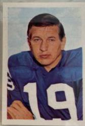Johnny Unitas #28 Football Cards 1972 NFLPA Wonderful World Stamps