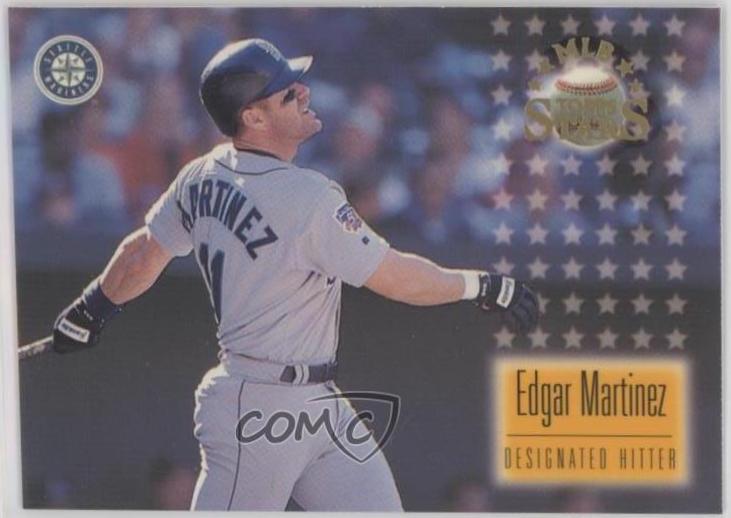Edgar Martinez #25 Baseball Cards 1997 Topps Stars