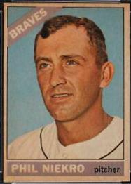 Phil Niekro #28 Baseball Cards 1966 Venezuela Topps