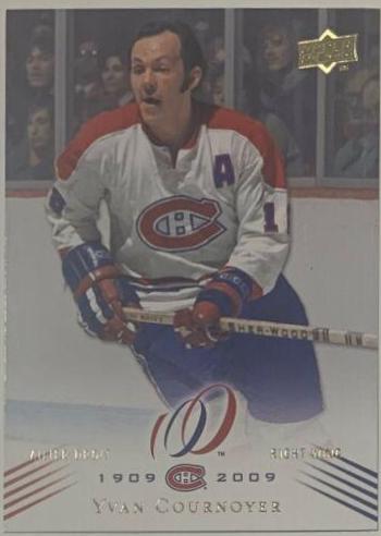 Yvan Cournoyer #6 Hockey Cards 2008 Upper Deck Montreal Canadiens Centennial