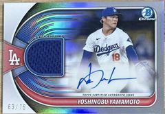 Yoshinobu Yamamoto #BCAR-YY Prices | 2025 Bowman Chrome Auto Relic
