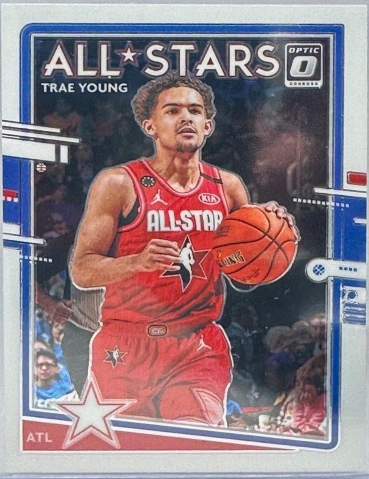 Trae Young #13 Basketball Cards 2020 Panini Donruss Optic All Stars