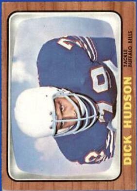 Dick Hudson #25 Football Cards 1966 Topps