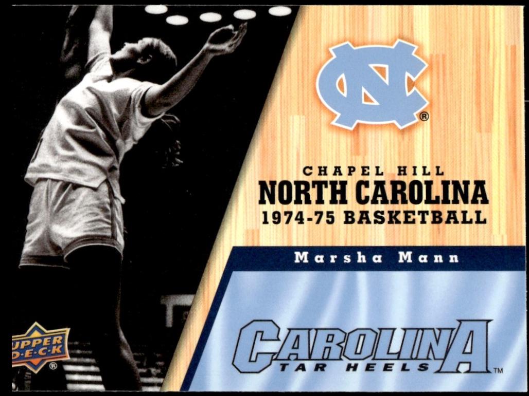 Marsha Mann #33 2010 Upper Deck North Carolina Tar Heels Basketball