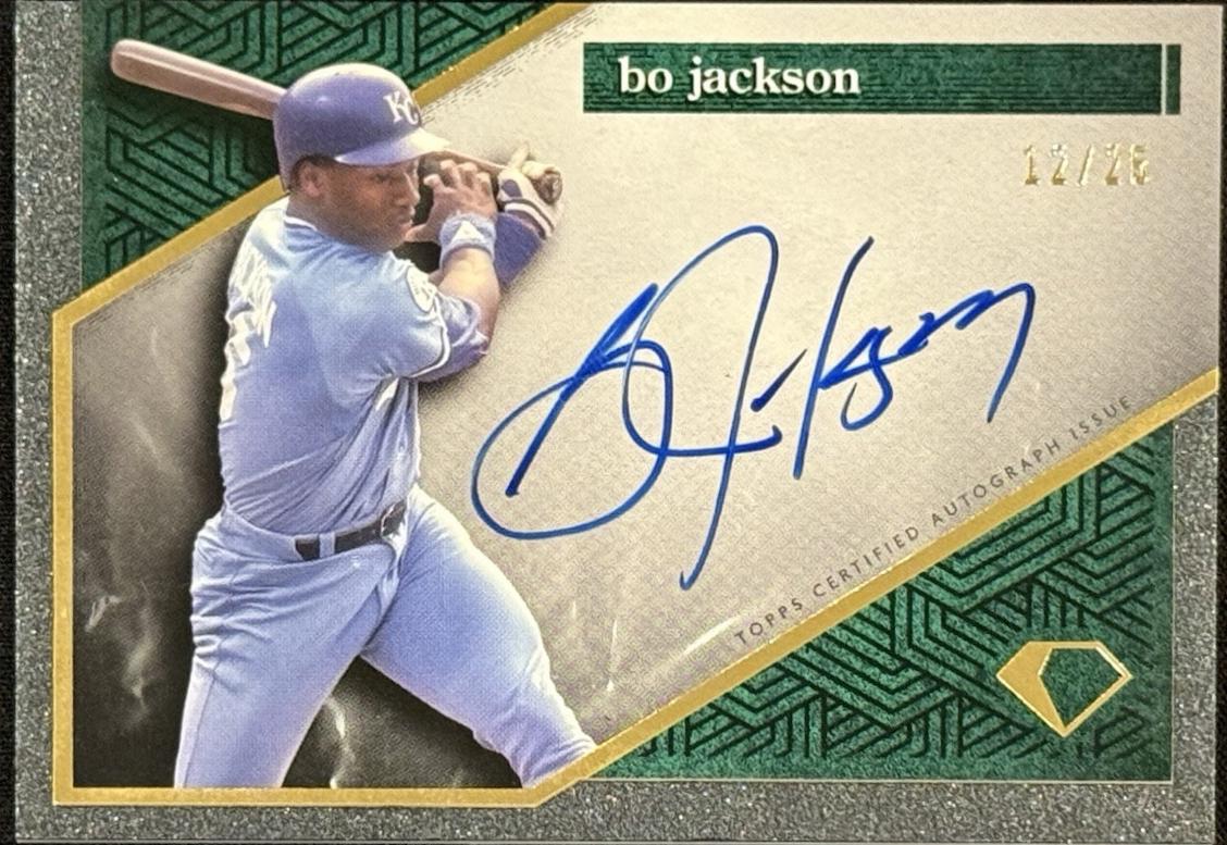 Bo Jackson #AC-BJA Baseball Cards 2024 Topps Diamond Icons Autograph