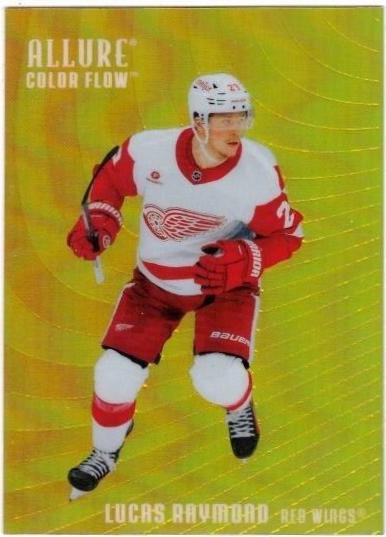 2025 Upper Deck Allure Color Flow Lucas Raymond [Orange Yellow] #CF-15 card