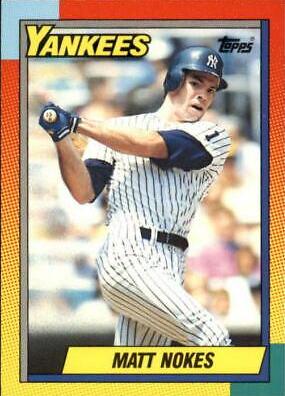 Matt Nokes #81T Baseball Cards 1990 Topps Traded