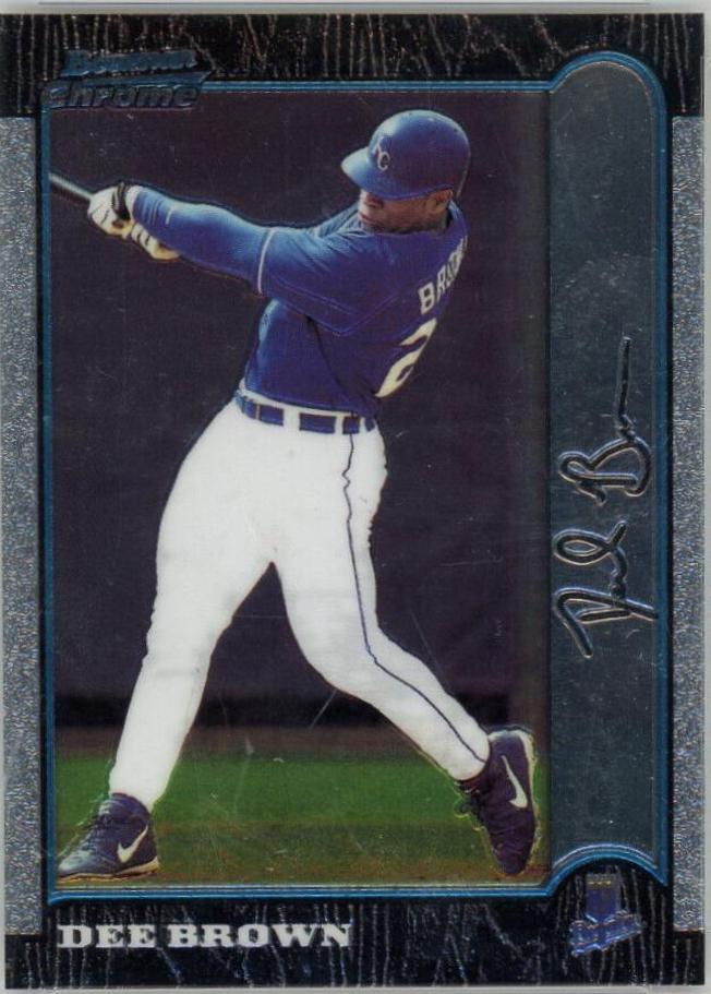Dee Brown #298 Baseball Cards 1999 Bowman Chrome