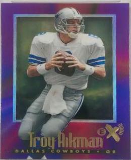 Troy Aikman #7 Football Cards 1997 Skybox E X2000