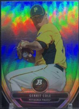 Gerrit Cole #4 Baseball Cards 2013 Bowman Platinum Chrome Prospects