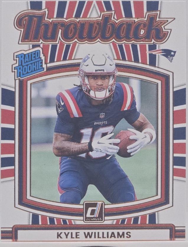 Kyle Williams #48 2025 Panini Donruss Rated Rookie Throwback Football