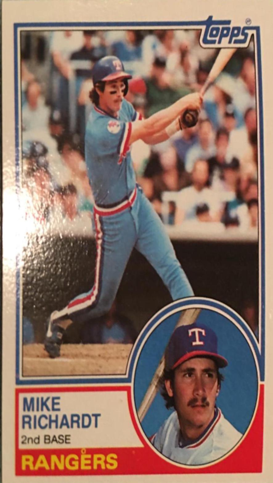 Mike Richardt #371 Baseball Cards 1983 Topps