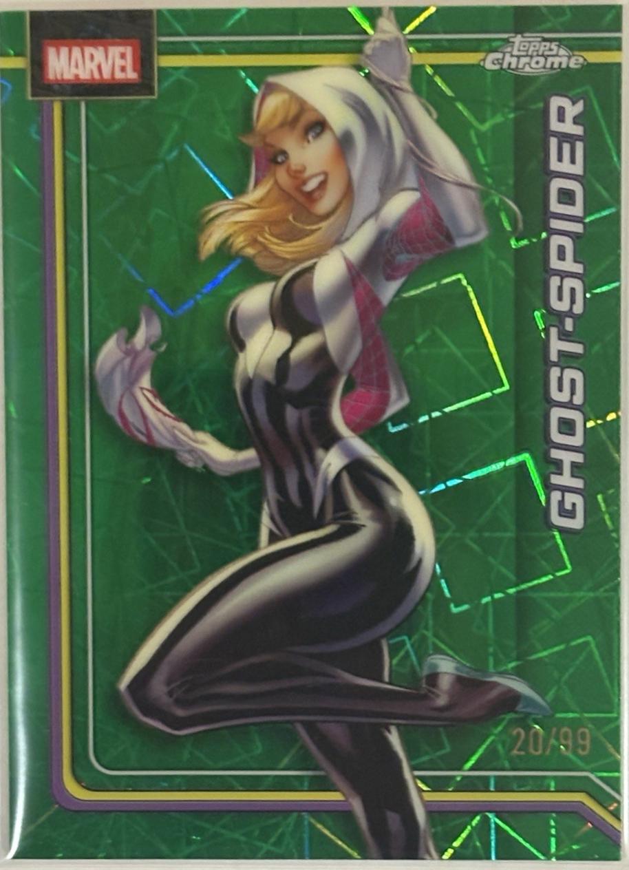 Ghost-Spider [Hulk Green Lazer Refractor] #42 Prices | Marvel 2026